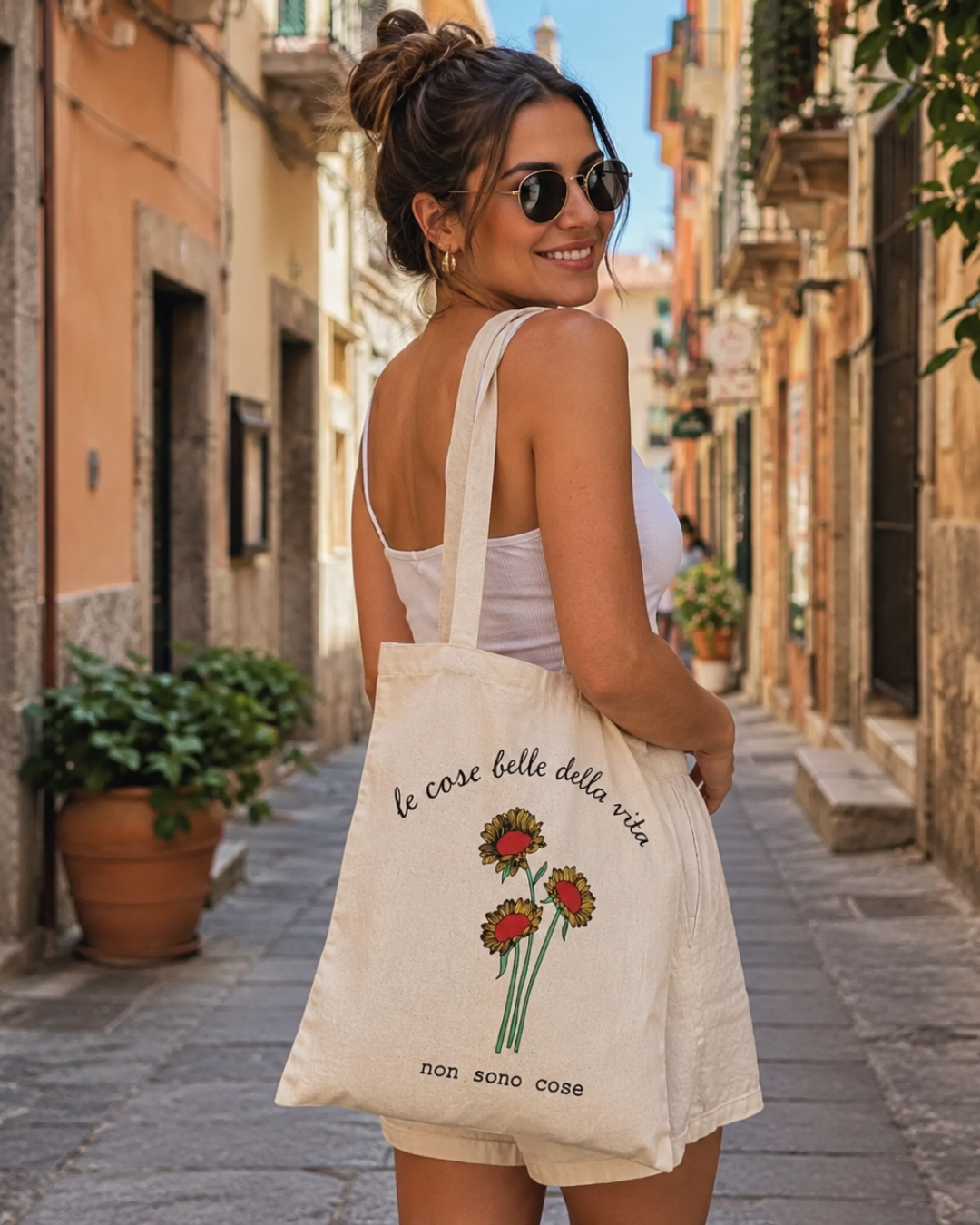 Borsa Tote in Cotone